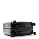 Gloss Polycarbonate Suitcase Compact Brown