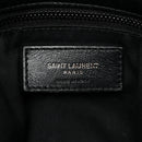 Lambskin Quilted Monogram Monochrome Small Loulou Puffer Chain Satchel Black