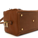 Calfskin Small Sac De Jour Boston Handle Toasted Brown