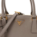 Saffiano Lux Large Galleria Double Zip Tote Argilla