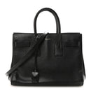 Calfskin Small Sac De Jour Black