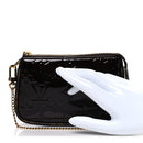 Vernis Monogram Mini Pochette Accessories Amarante