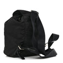 Nylon Vela Mini Cinch Backpack Black