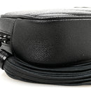 Grain De Poudre Matelasse Monochrome Monogram Mini Lou Camera Bag Black