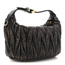 Nappa Matelasse Pouch Sand Coffee