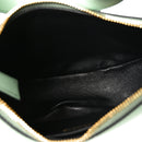 Soft Calfskin Arque Shoulder Bag Acquamarina