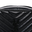 Calfskin Matelasse Monogram Lou Belt Bag Black