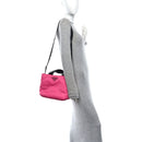 Tessuto Nylon Soft Padded Shopping Tote Fuxia