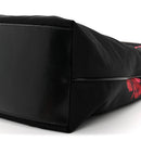 Tessuto Nylon Rose Shoulder Bag Black Rosso