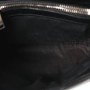Calfskin Y Quilted Monogram Small Loulou Chain Satchel Black