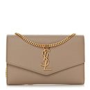 Grain De Poudre Monogram Uptown Chain Wallet Dark Beige