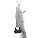 Nappa Mini Triangle Hobo Black