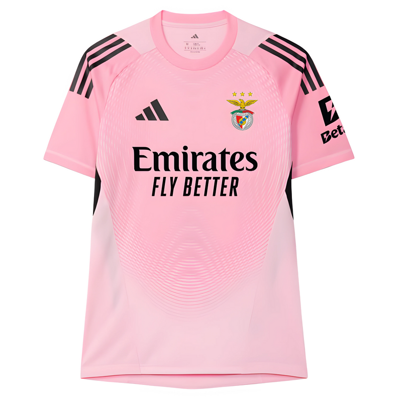Shirt SL Benfica Goleiro Rosa 25/26 Fan Version