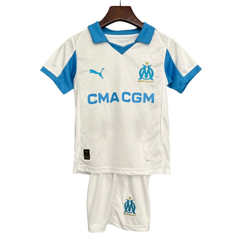 Kit Olympique Marseille I 25/26 Kids