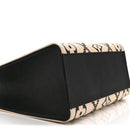 Empreinte Monogram Giant Broderies Onthego MM Cream Black
