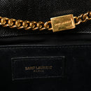 Grain De Poudre Medium Classic Monogram Kate Satchel Black