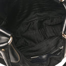 Tessuto Nylon Moon Shoulder Bag Black