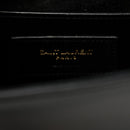 Patent Small Monogram Kate Satchel Black