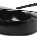 Spazzolato Large Cleo Adjustable Strap Shoulder Bag Black