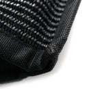 Raffia Linen Calfskin Small Rive Gauche Tote Black