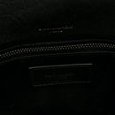 Grained Lambskin Monogram Large Niki Chain Satchel Black