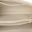 Taurillon Capucines East West MM Optic White