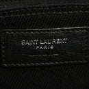 Linen Calfskin Rive Gauche Tote Black