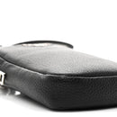 Vitello Daino Soft Mini Crossbody Bag Black