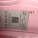 Faux Fur Quilted Virtus V Mini Chain Flap Shoulder Bag English Rose