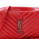 Calfskin Matelasse Monogram Lou Camera Bag Rouge Eros