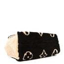 Shearling Monogram Giant Teddy Onthego GM Black White