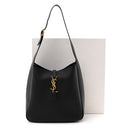 Smooth Calfskin Small Le 5 A 7 Soft Hobo  Black