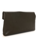 Grained Lambskin Large Cassandre Envelope Pouch Light Musk