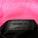 Crinkled Calfskin Matelasse Monogram Medium Niki Chain Satchel Rose Glow