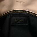 Lambskin Quilted Medium Loulou Puffer Monogram Chain Satchel Dark Beige