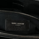 Calfskin Y Quilted Monogram Medium Loulou Chain Satchel Black