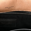Crinkled Calfskin Matelasse Monogram Medium Niki Chain Satchel Light Taupe