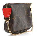 Monogram 2020 Christmas Animation Bumper Cars Mini Pochette Accessories Coquelicot