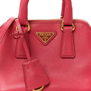 Saffiano Lux Mini Promenade Tote Fuxia