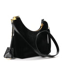 Velvet Nappa Mini Re-Edition Shoulder Bag Black