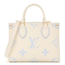 Empreinte Monogram Giant Onthego PM Latte Candy Blue