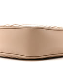 Calfskin Matelasse Monogram Lou Camera Bag Dark Beige