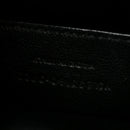 Crinkled Calfskin Matelasse Monogram Baby Niki Chain Satchel Black
