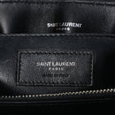 Calfskin Y Quilted Monogram Small Loulou Chain Satchel Black