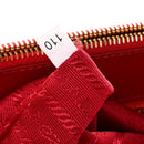 Saffiano Vernice Galleria Double Zip Tote Rosso
