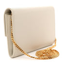 Grain De Poudre Monogram Uptown Chain Wallet Crema Soft