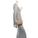 Grain De Poudre Matelasse Monogram Mini Lou Camera Bag Dark Beige