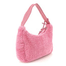 Terry Cloth Mini Re-Edition 2000 Bag Petalo Black