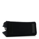 Canvas Studded Small Logo Tote Bag Black