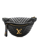 Calfskin Quilted New Wave Bumbag Black